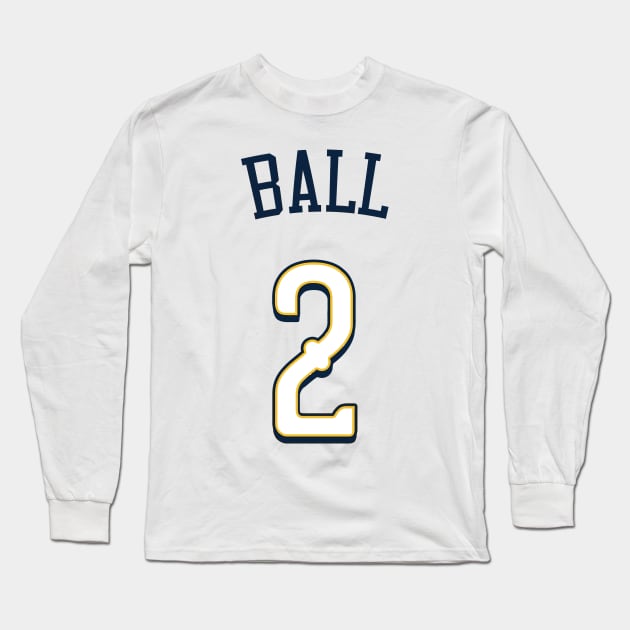 Lonzo Ball Long Sleeve T-Shirt by telutiga